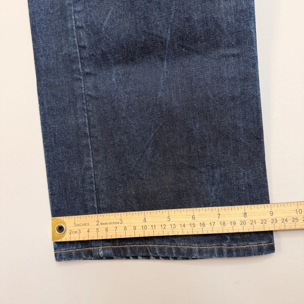 Gap 1969 men's Denim relaxed fit dark blue Wash SZ-33X32 fits 34X31‎ 100% Cotton